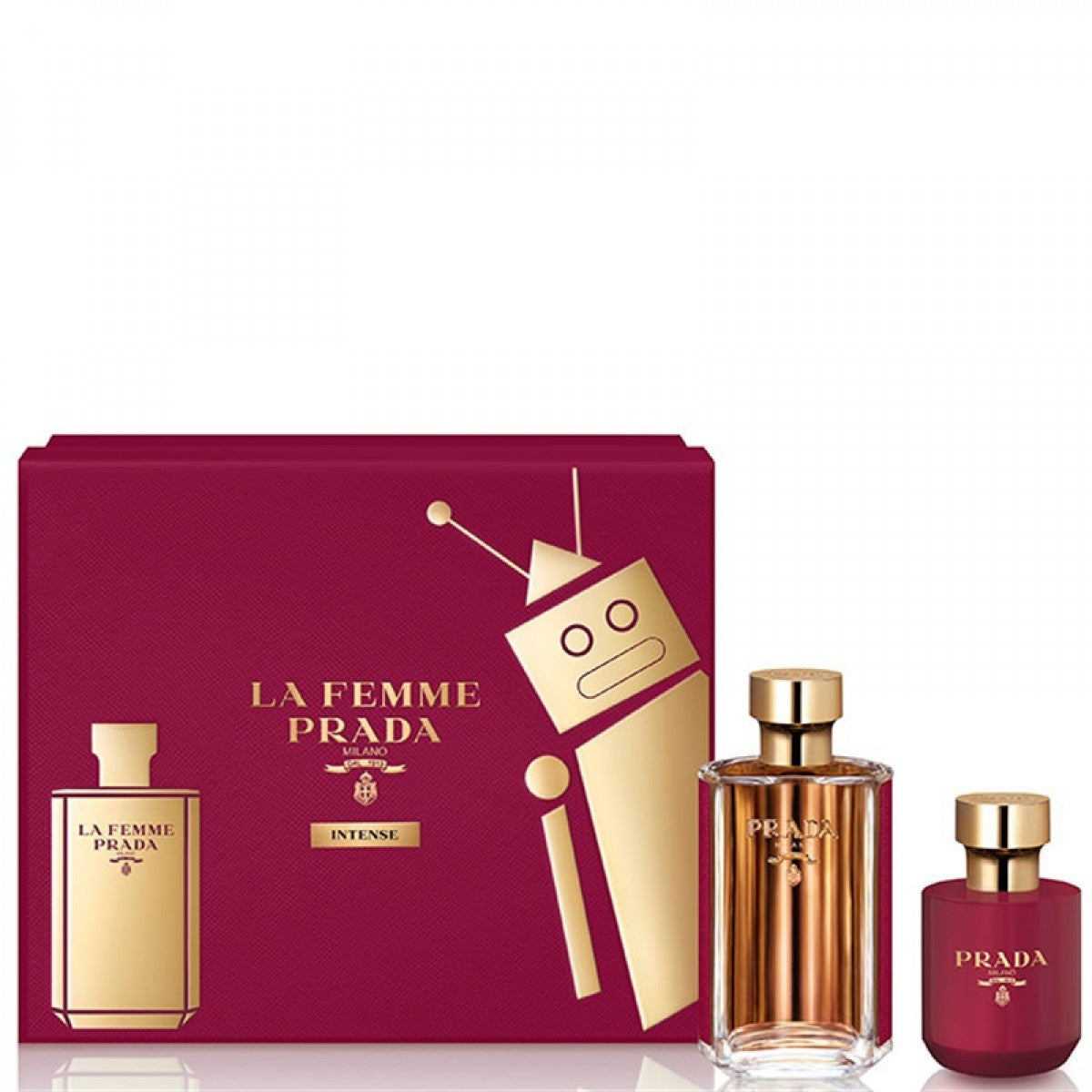 Prada La Femme Intense 3-Piece Set 3.4oz Women EDP Spray by Prada