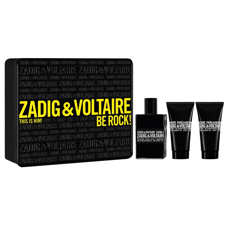 Zadig & Voltaire Be Rock! 3-Piece Set 1.6oz Men EDT Spray by Zadig & Voltaire