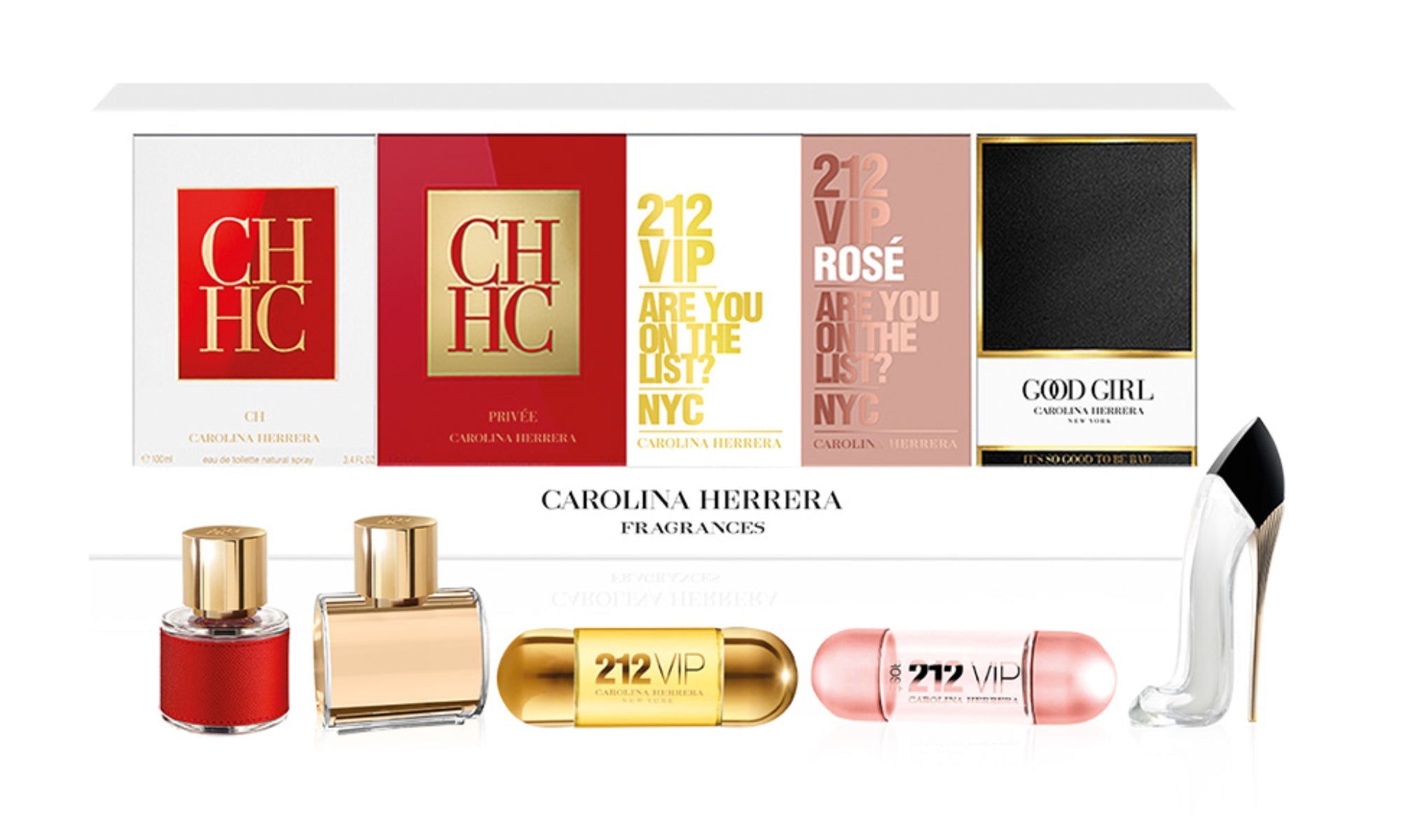 Carolina Herrera Mini 5- Piece Set 0.5oz Women EDP Spray by Carolina Herrera