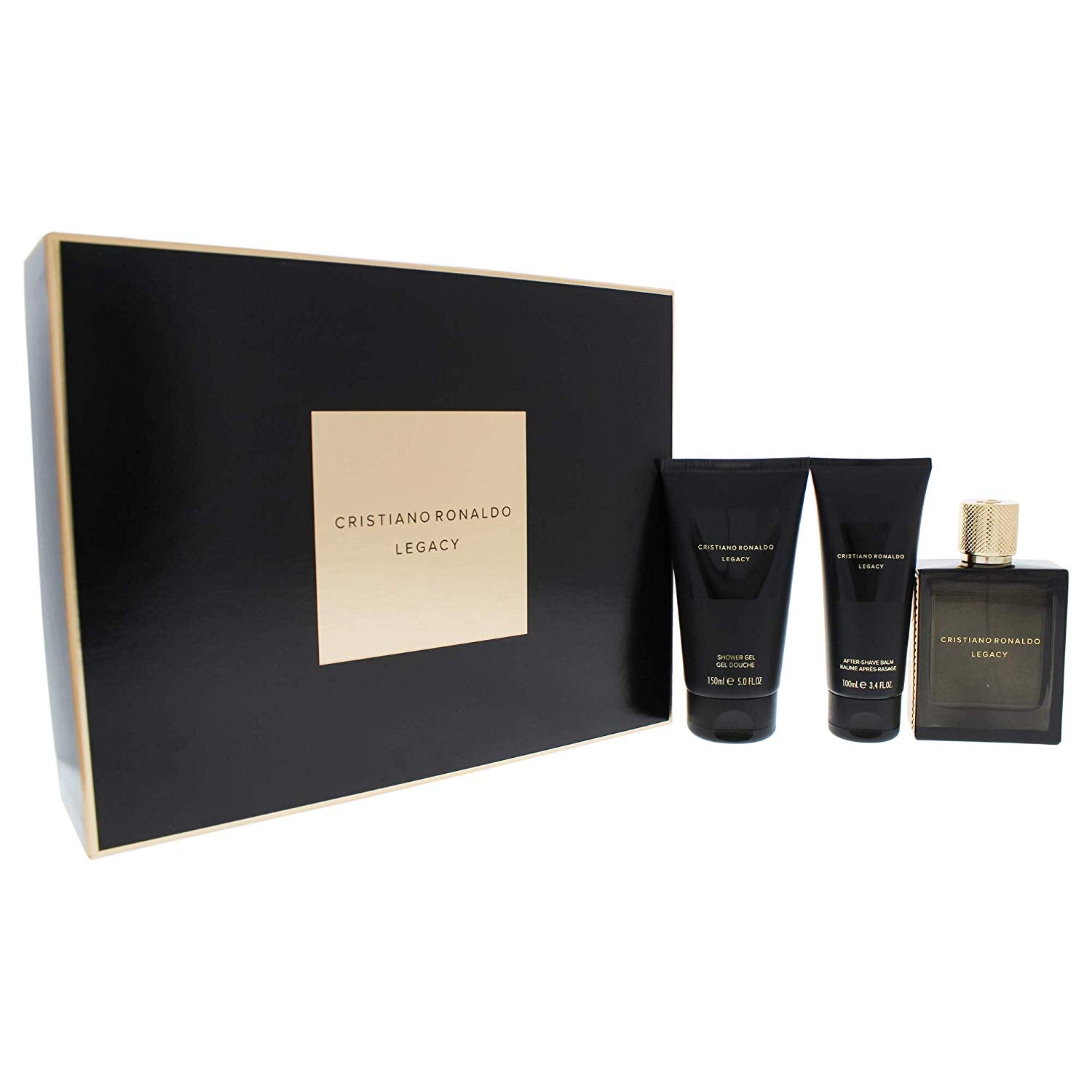 Cristiano Legacy 3-Piece Set 3.4oz Men EDP Spray by Cristiano Ronaldo