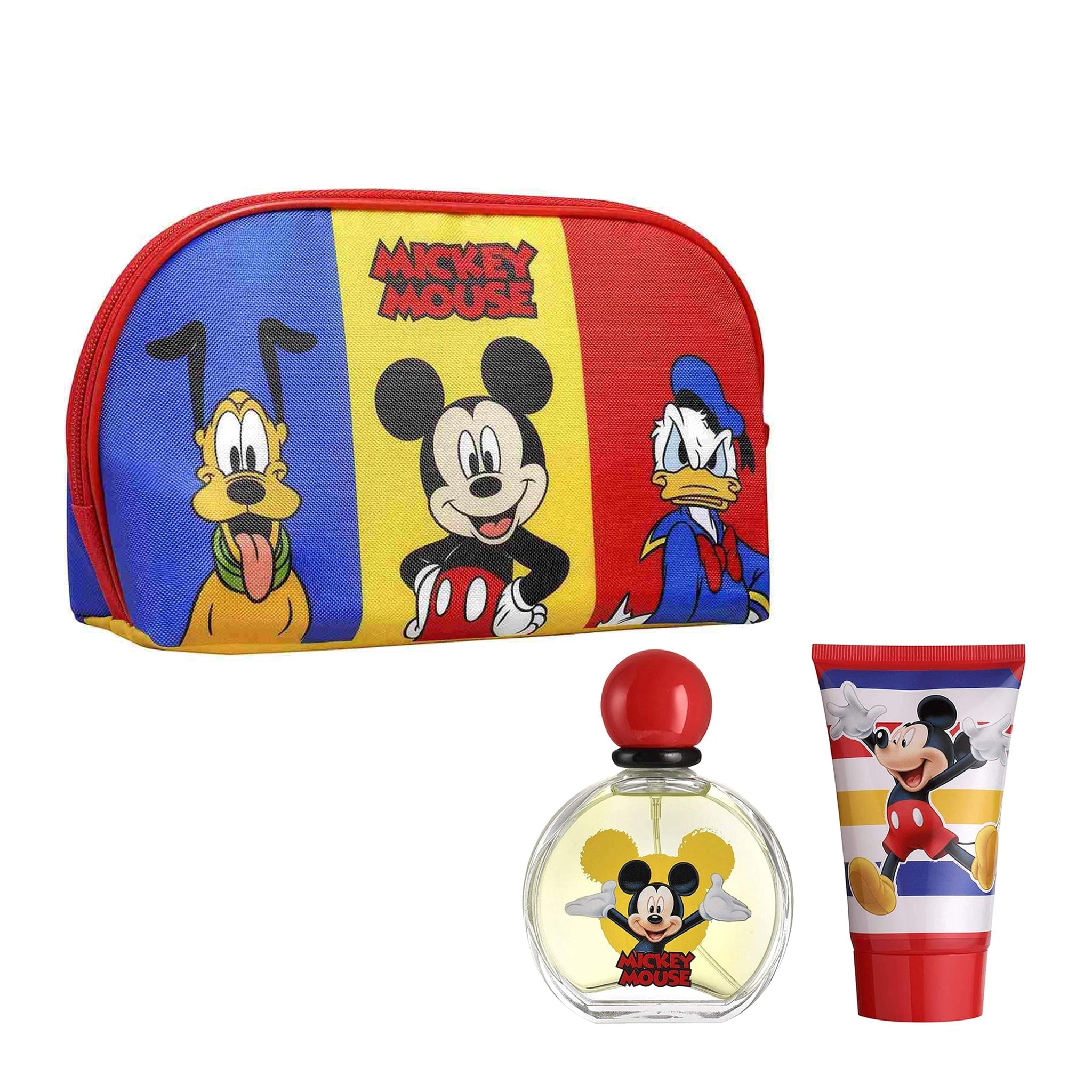 Mickey Cartuchera 3-Piece Set 1.7oz Kids EDT Spray by Air Val