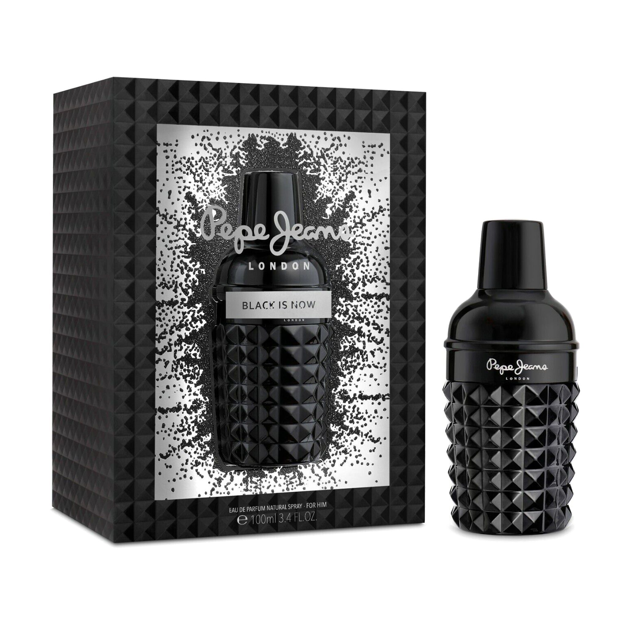 Pepe Jeans Black Now 3.4oz Men EDP Spray by Pepe Jeans