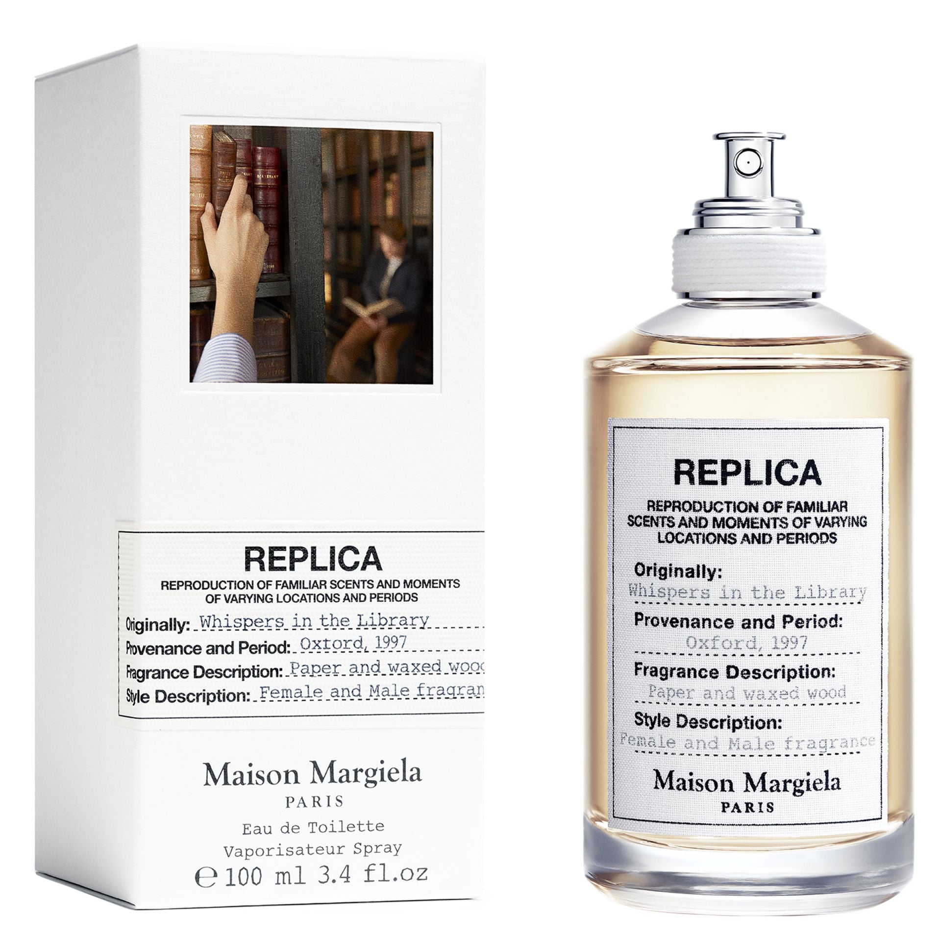 Maison Margiela Replica Whispers In Library 3.4oz Men EDT Spray by Maison Margiela