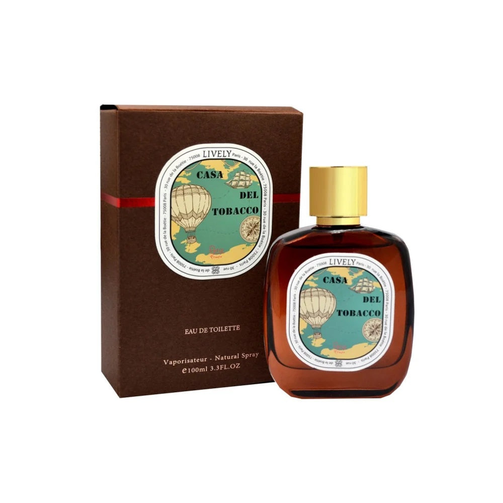 Lively Casa Del Tabacco 3.3oz Men EDT Spray by Lively