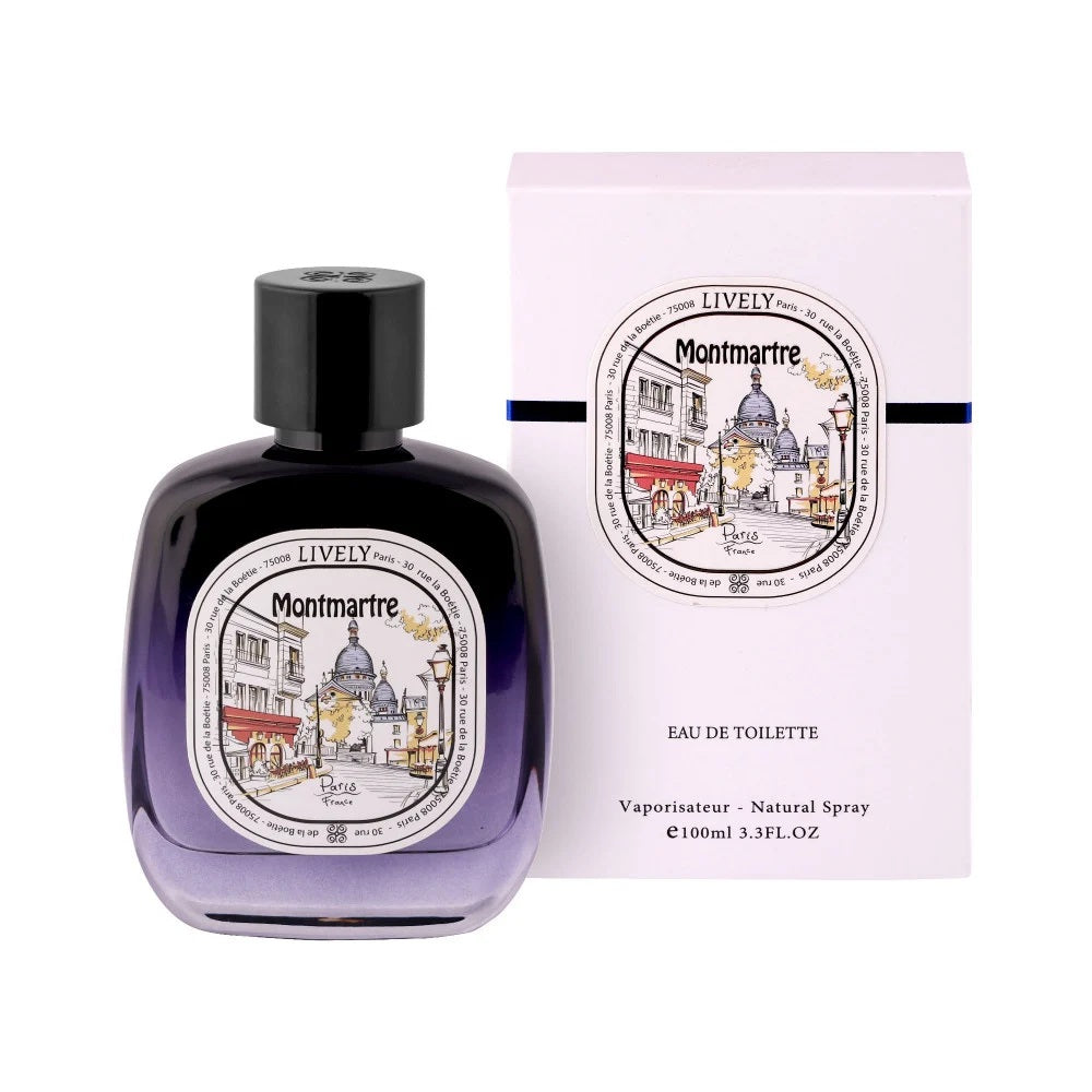 Lively Montmartre 3.3oz Men EDT Spray by Lively