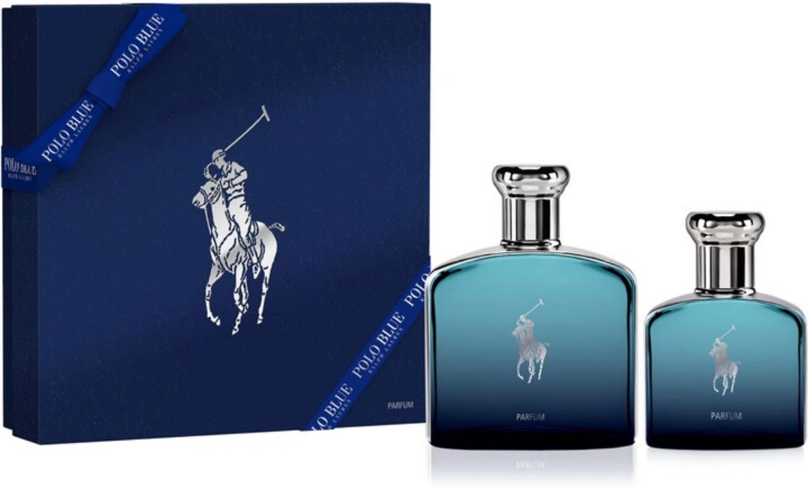 Ralph Lauren Polo Blue Deep 2-Piece Set 4.2oz Men EDP Spray by Ralph Lauren