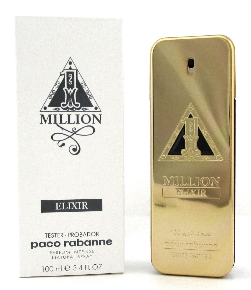 Paco Rabanne Million Elixir 3.4oz Men Parfum Spray Tester by Paco Rabanne