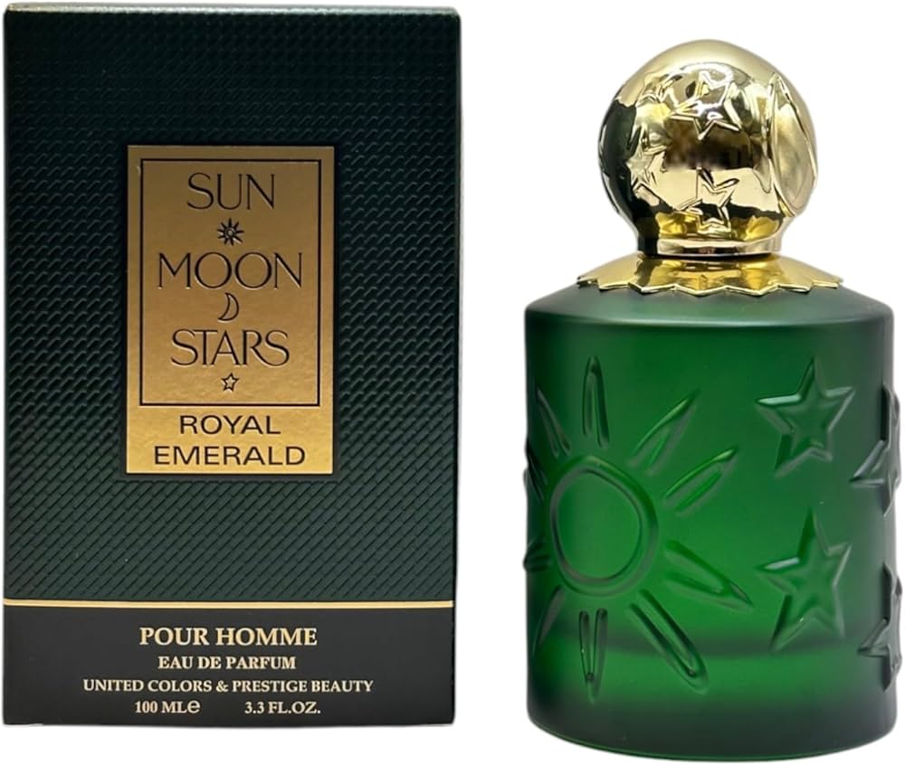 United Colors Sun Moon Star Royal Emerald 3.3oz Men EDP Spray by United Colors
