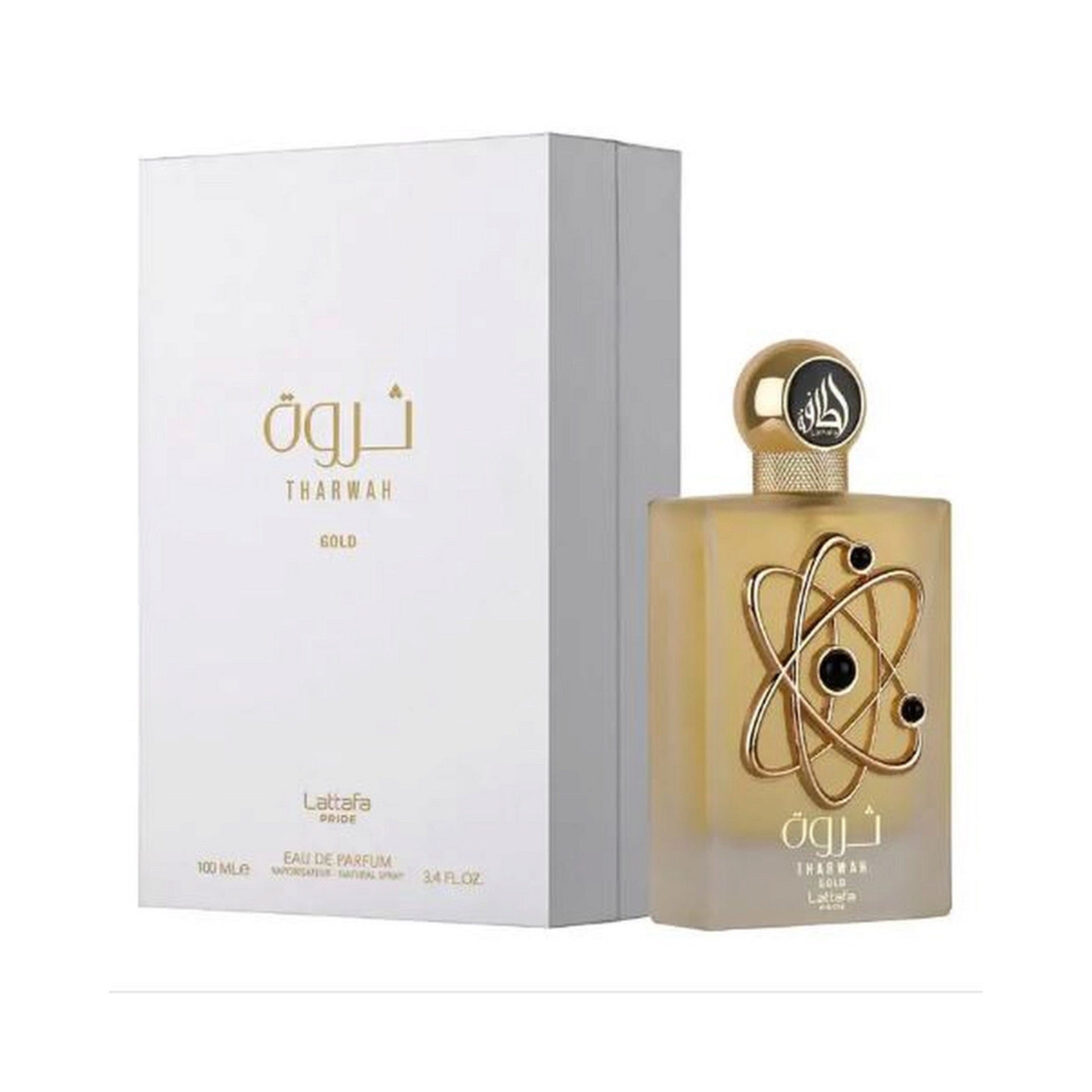 Lattafa Tharwah Gold 3.4oz Women EDP Spray by Lattafa
