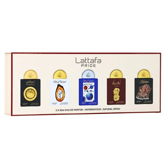 Lattafa Pride Mini 5- Piece Set 0.5oz Unisex EDP Spray by Lattafa