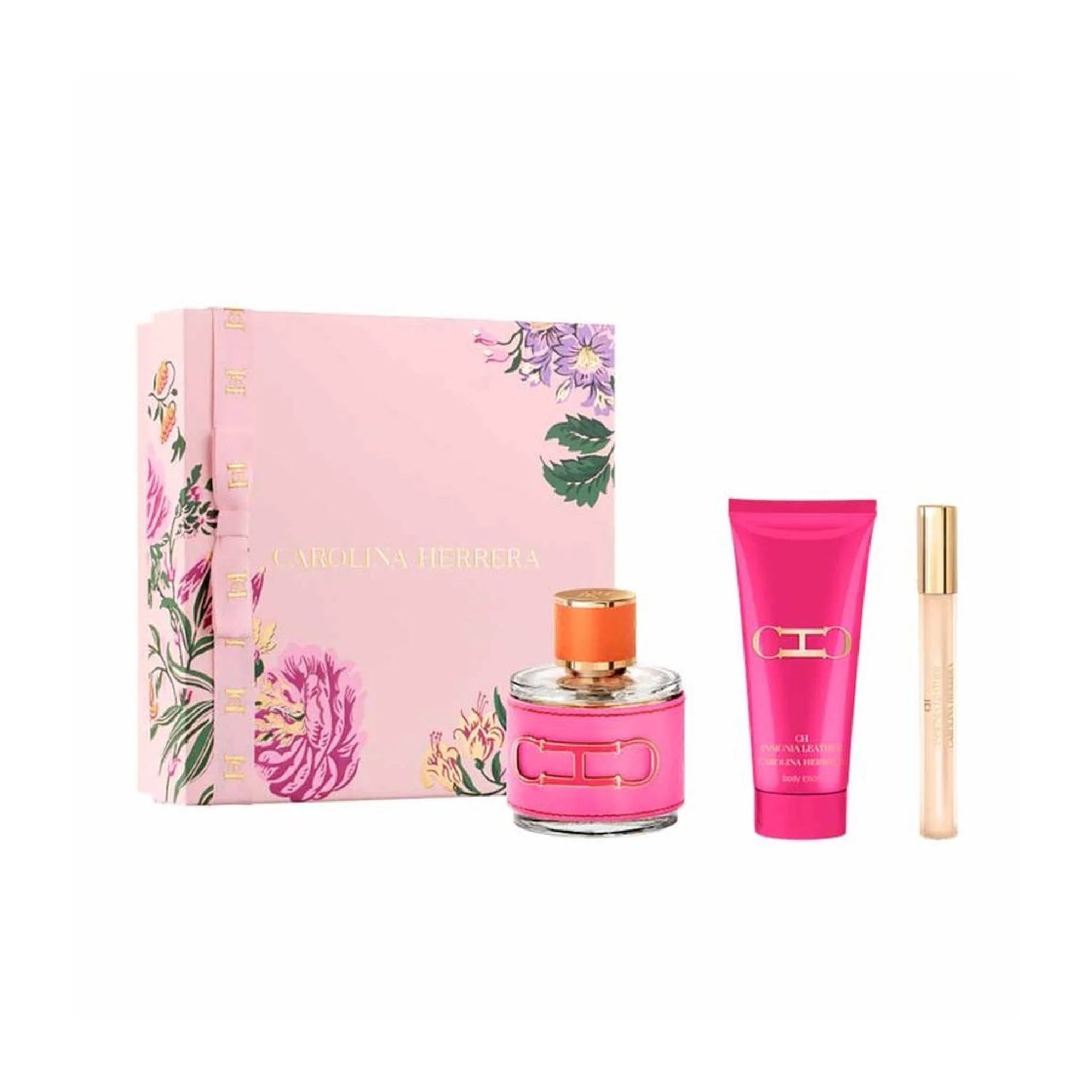 Carolina Herrera CH Insignia Leather 3-Piece Set 3.4oz Women EDP by Carolina Herrera