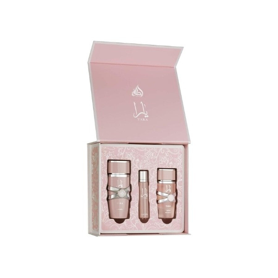 Lattafa Yara 3-Piece Set 3.4oz Women EDP Spray by Lattafa