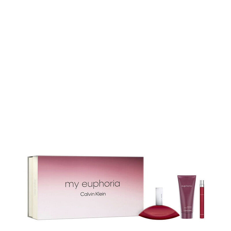 Calvin Klein My Euphoria 3-Piece Set 3.3oz Women EDP Spray by Calvin Klein