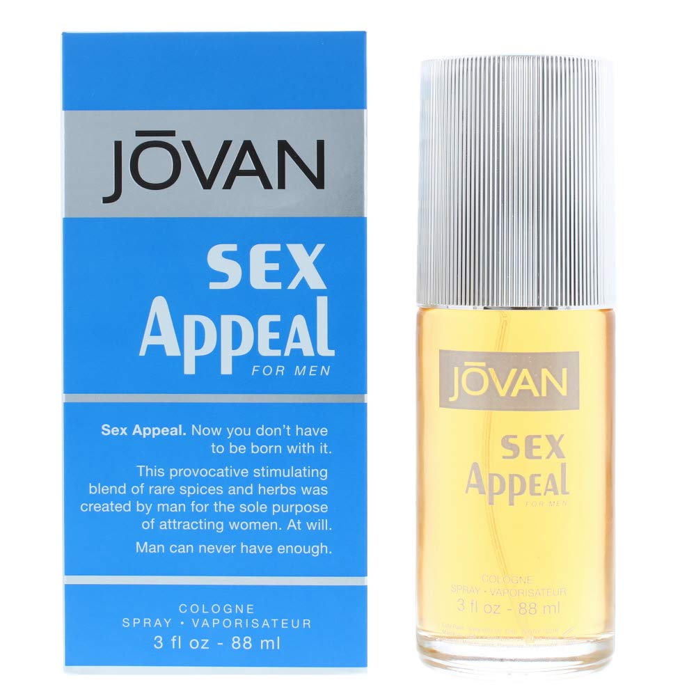 Jovan Sex Appeal 3.0oz Men EDC Spray by Jovan
