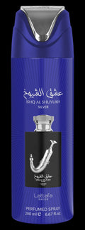 Lattafa Ishq Shuyukh Silver Perfumed Spray 6.6oz Unisex by Lattafa
