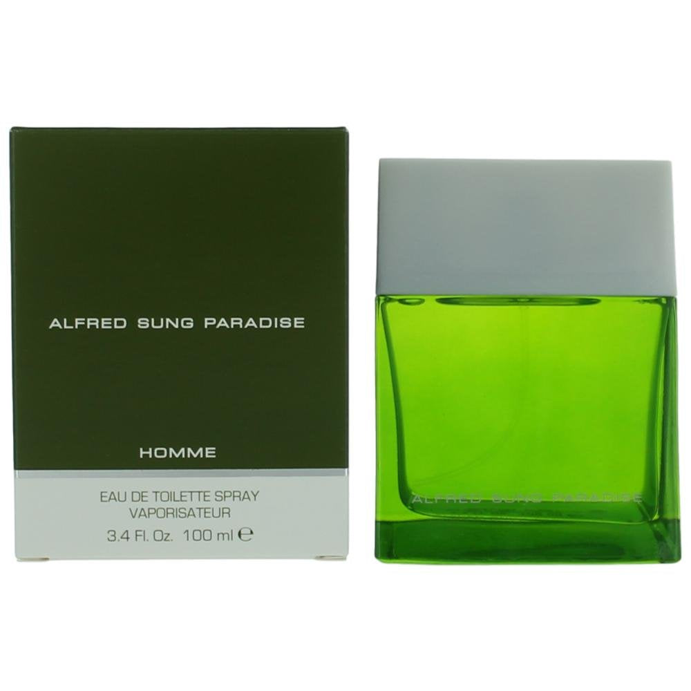 Alfred Sung Paradise 3.4oz Men EDT Spray by Alfred Sung