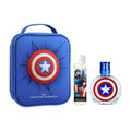 Captain America Lunch bag 3-Piece Set 3.4oz Kids EDT Spray by Air Val