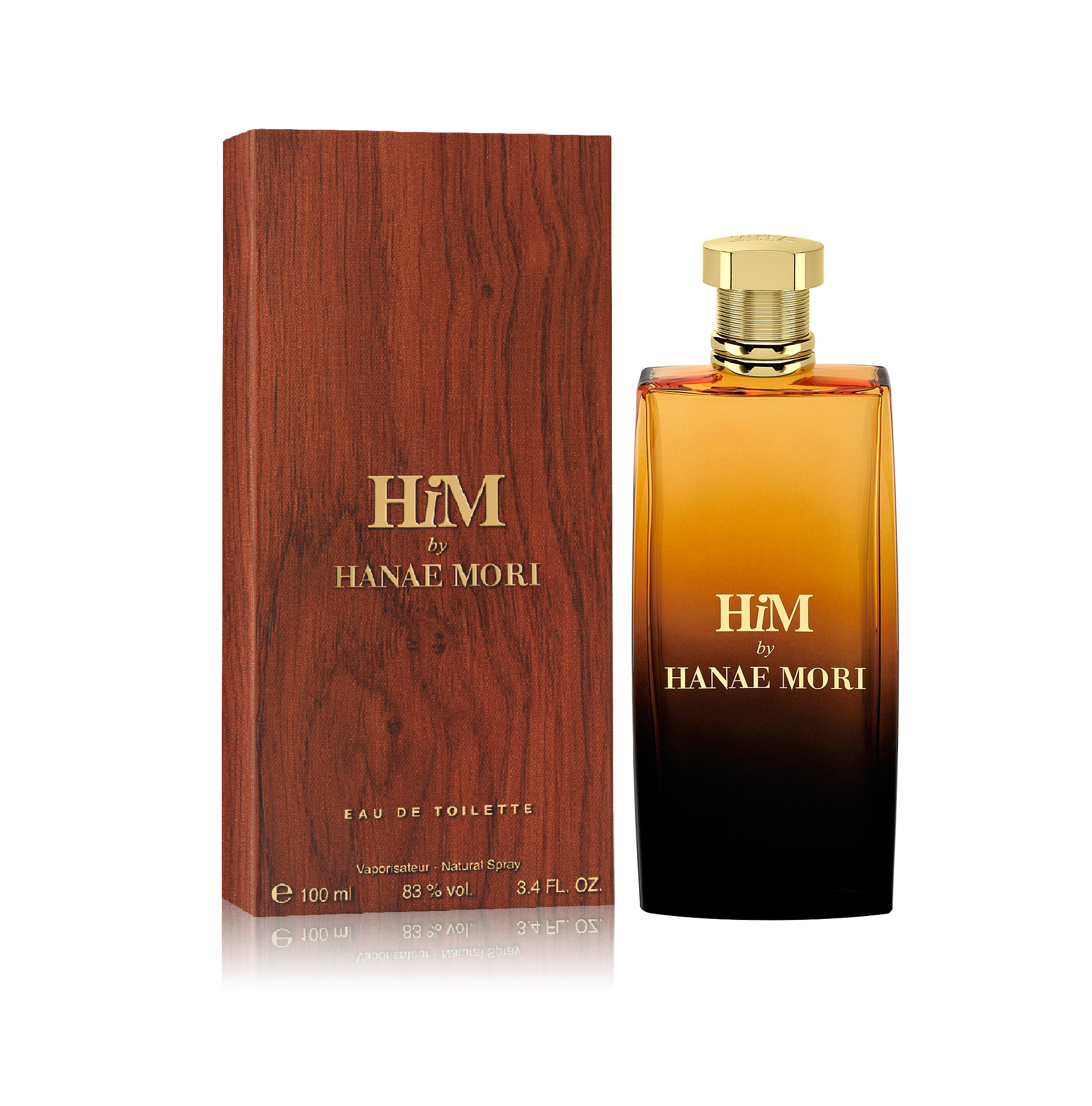 Hanae Mori Him 3.4oz Men EDT Spray by Hanae Mori