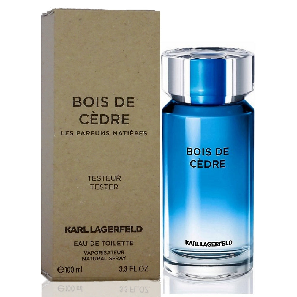 Karl Lagerfeld Bois De Cedre 3.3oz Men EDT Spray Tester by Karl Lagerfeld