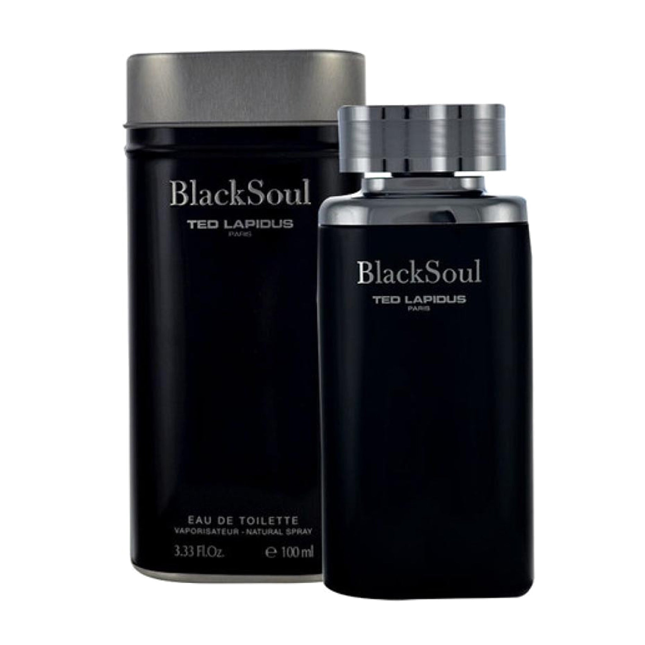 Ted Lapidus Blacksoul 3.3oz Men EDT Spray by Ted Lapidus
