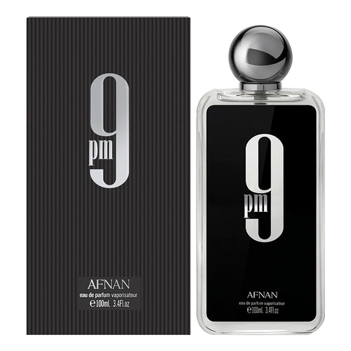 Afnan 9PM Black 3.4oz Men EDP Spray by Afnan