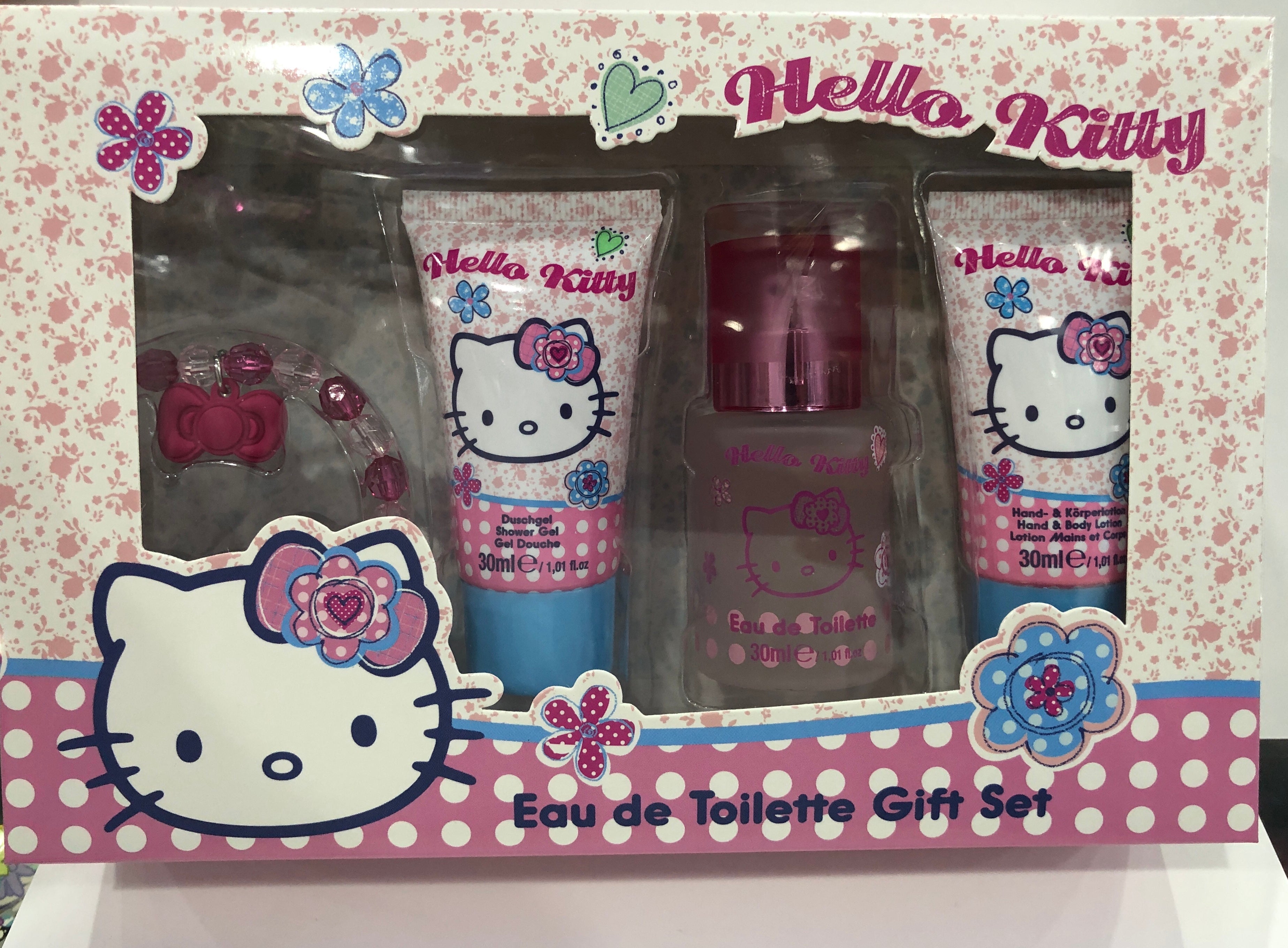 Hello Kitty 4-Piece Set 1.0oz Kids EDP Spray by Hello Kitty