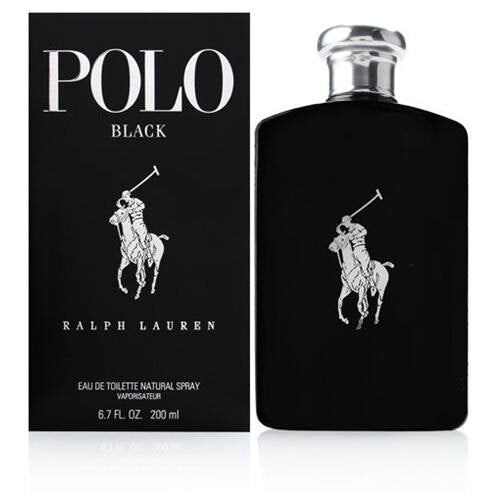 Ralph Lauren Polo Black 6.7oz Men EDT Spray by Ralph Lauren