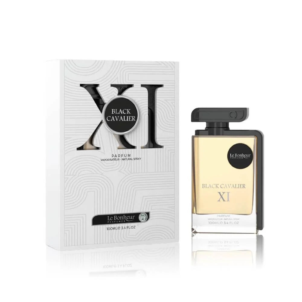 Le Bonheur Black Cavalier Xi Parfum 3.4oz Men Spray by Le Bonheur