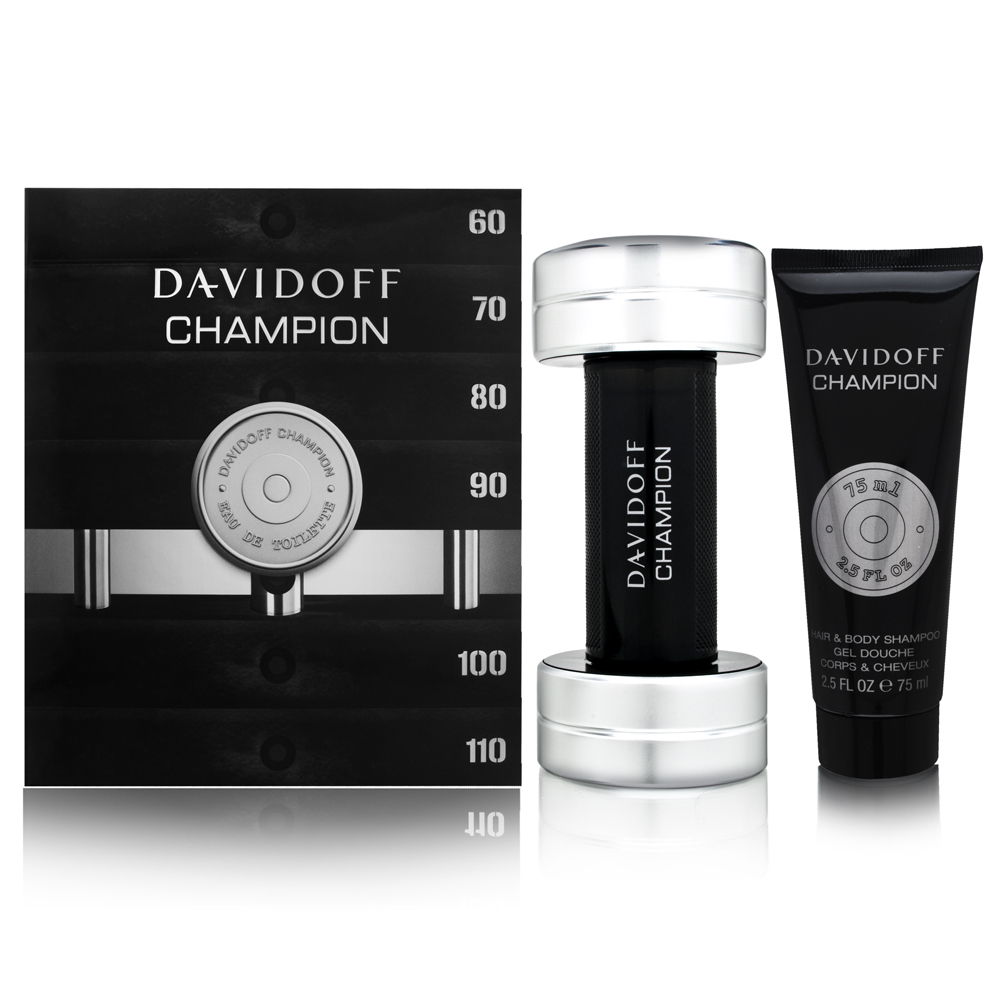 Champion 2-Piece Set 3.0oz Men EDT Spray by Davidoff
