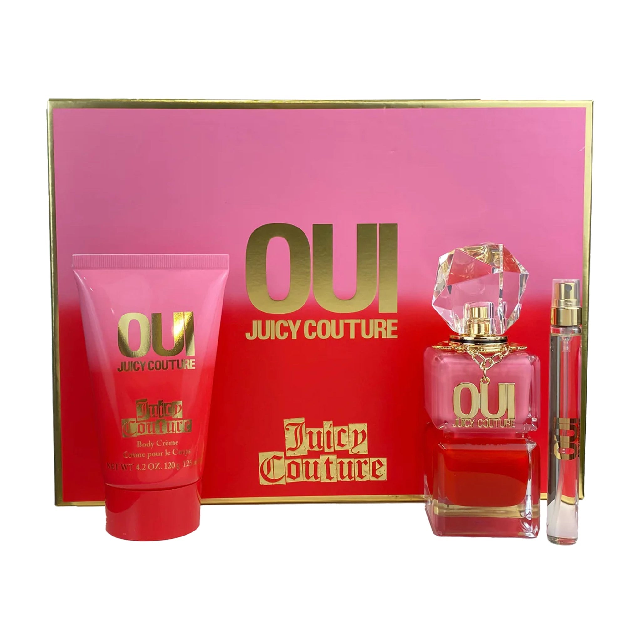 Juicy Couture Oui 3-Piece Set 3.4oz Women EDP Spray by Juicy Couture