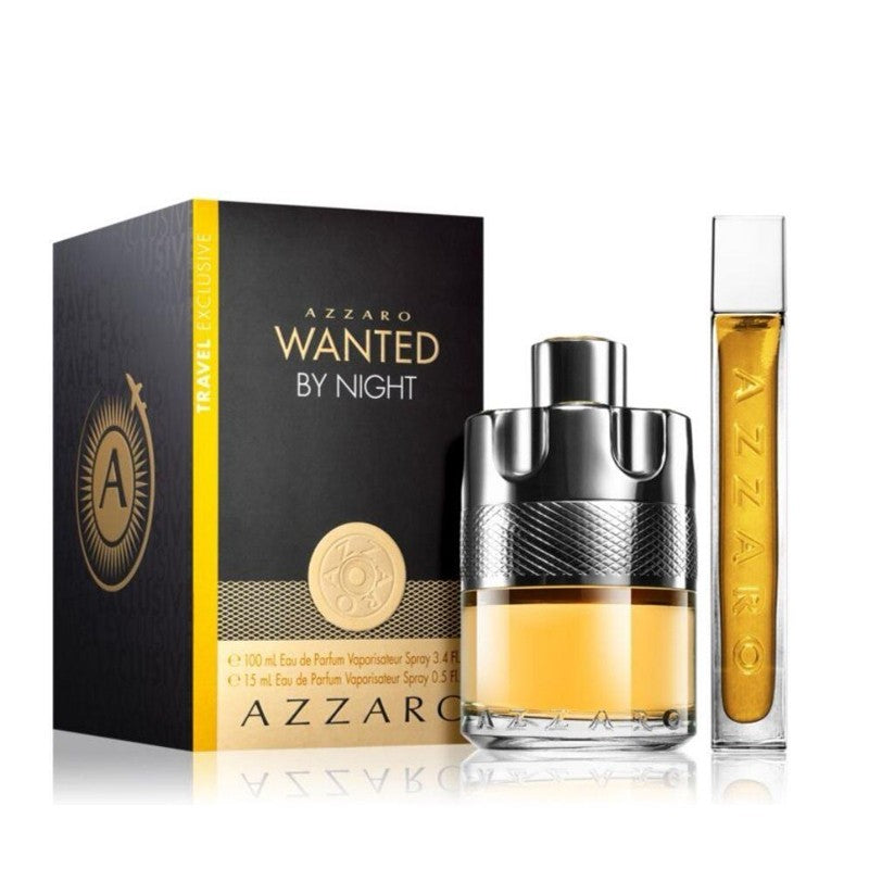 Azzaro Wanted Night 2-Piece Set 3.3oz Men EDP Spray by Azzaro