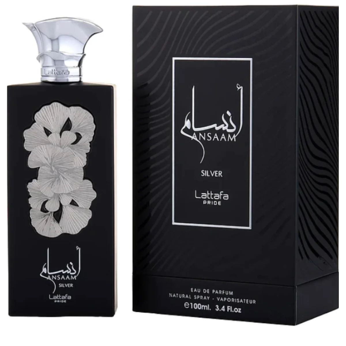 Lattafa Ansaam Silver 3.4oz Unisex EDP Spray by Lattafa