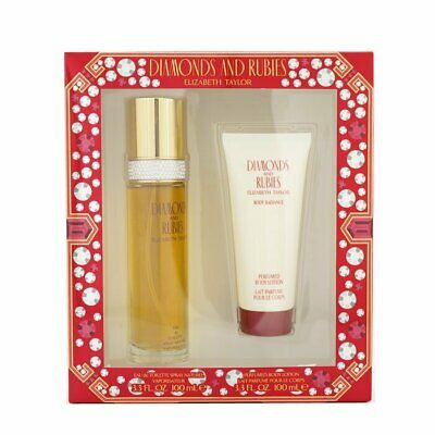 Elizabeth Taylor Diamonds Rubies 2-Piece Set 3.4oz Women EDT Spray by Elizabeth Taylor