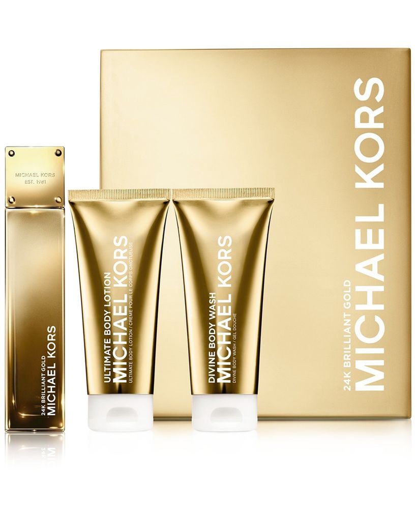 Michael Kors 24K Gold 3-Piece Set 3.4oz Women EDP Spray by Michael Kors