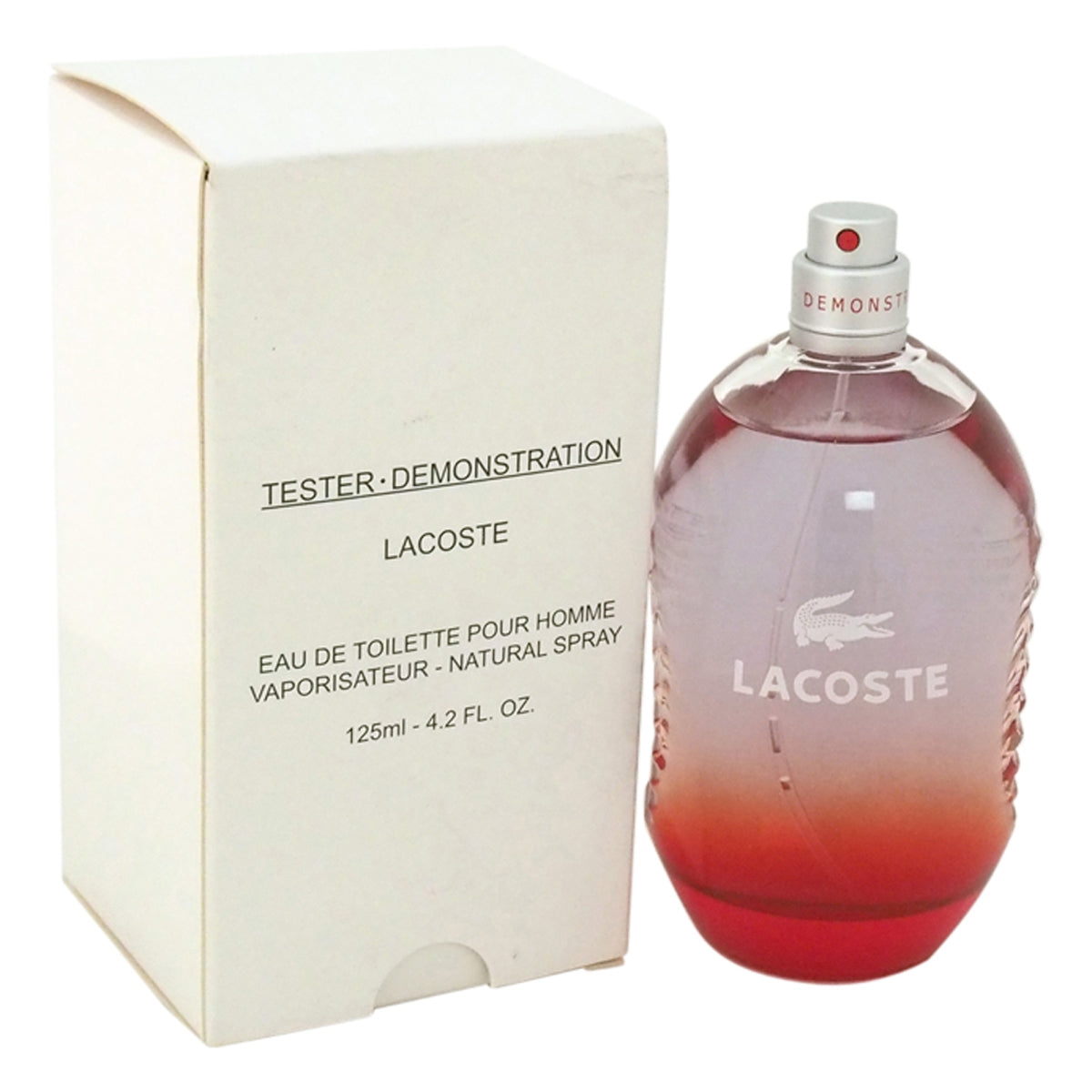 Lacoste Red 4.2oz Men EDT Spray Tester by Lacoste