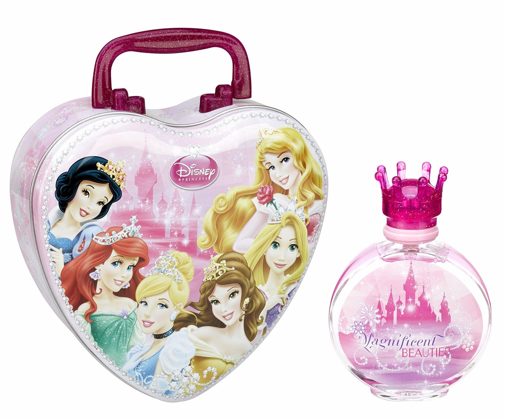 Princess Metal Heart 2-Piece Set 3.4oz Kids by Disney