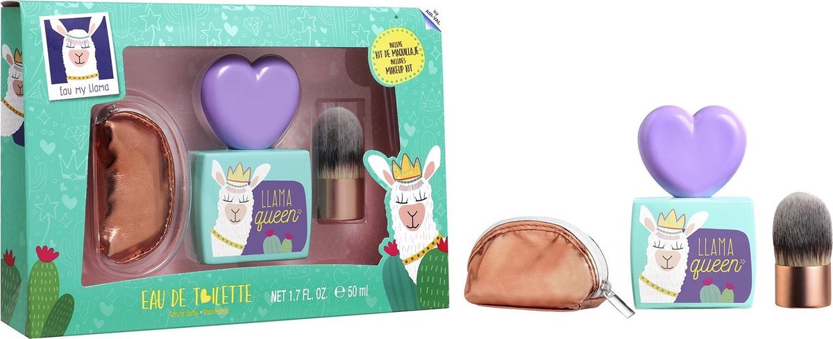 Eau My Llama 3-Piece Set 1.7oz Kids EDT Spray by Air Val
