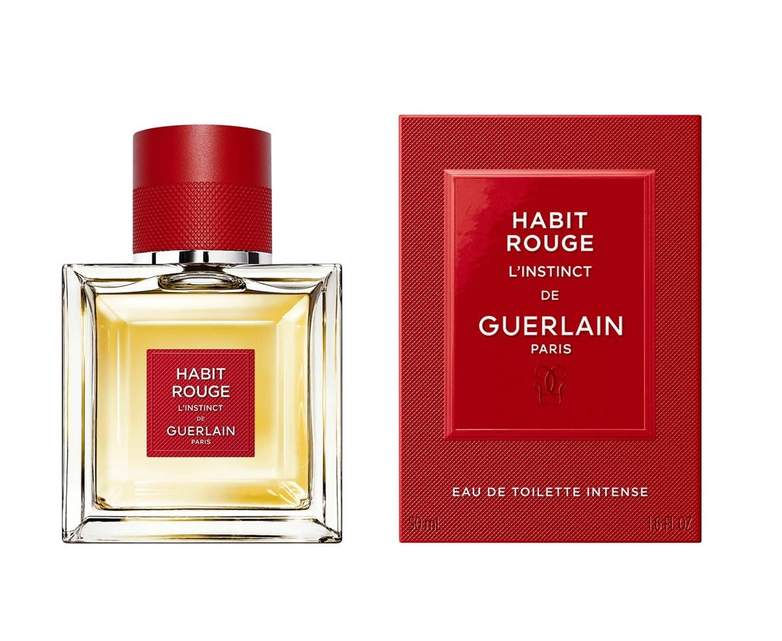 Guerlain Habit Rouge L'instinct 1.6oz Men EDT Spray by Guerlain