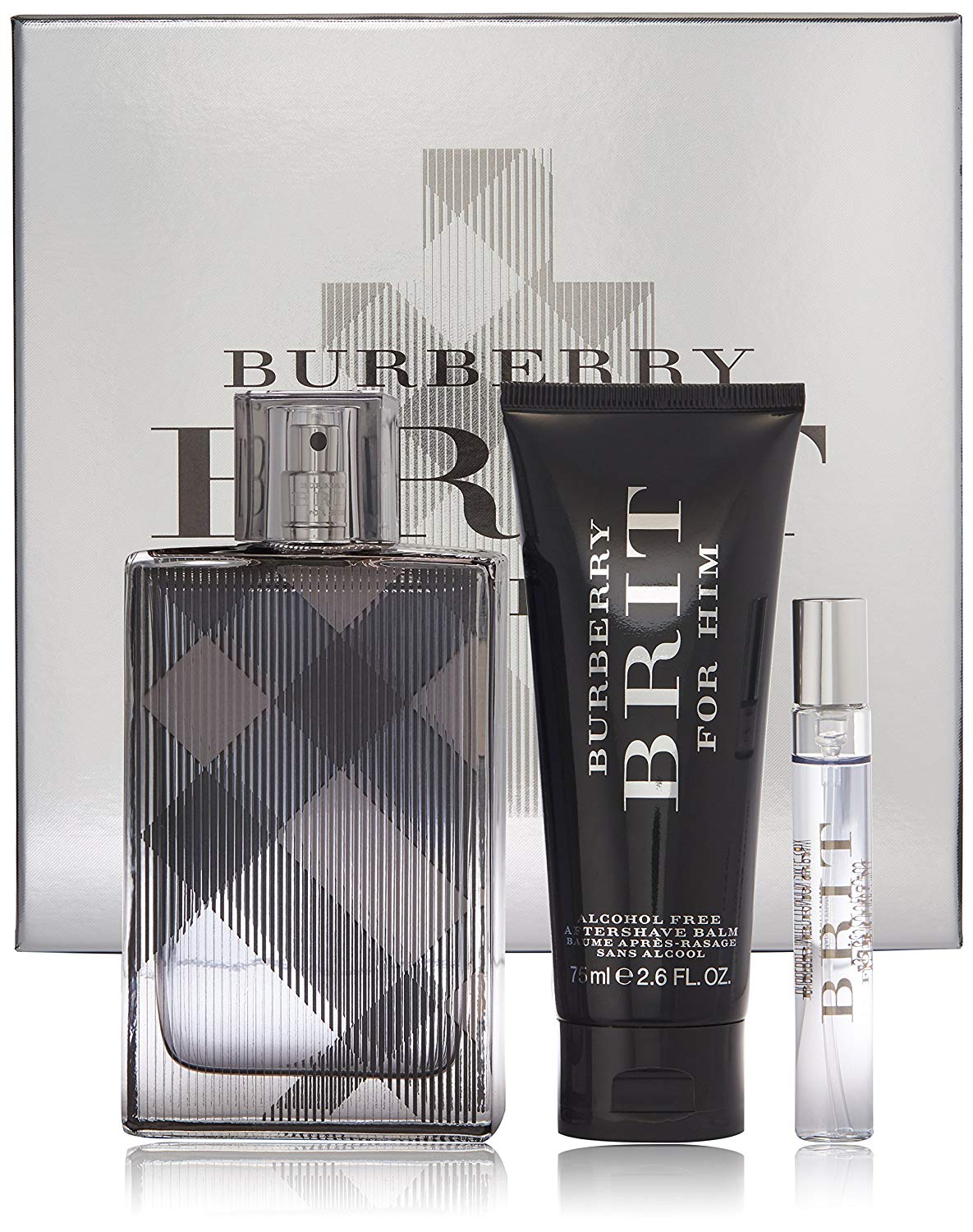 Burberry Brit 3-Piece Set 3.4oz Men EDT by Burberry