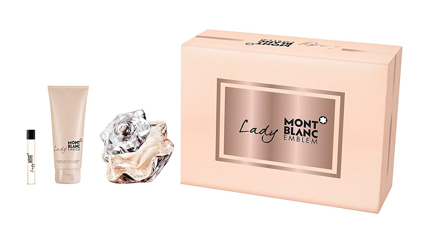 Mont Blanc Emblem 3-Piece Set 2.5oz Women EDP Spray by Mont Blanc
