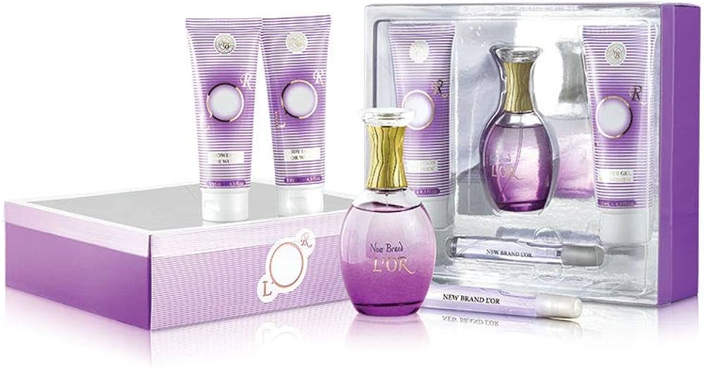 New Brand Lor 4-Piece Set 3.3oz Women EDP Spray by New Brand