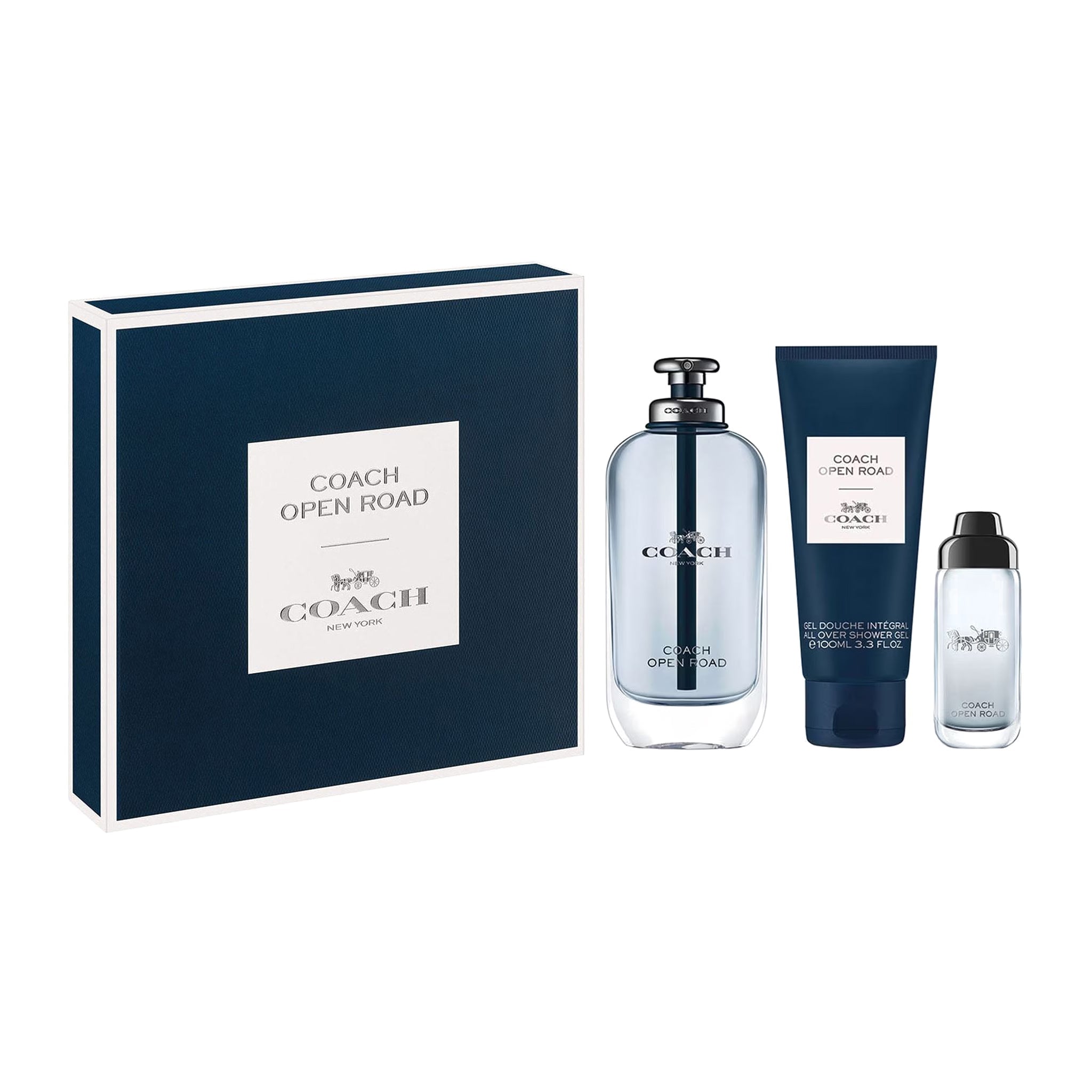 Coach Open Road 3-Piece Set 3.0oz Men EDT Spray by Coach