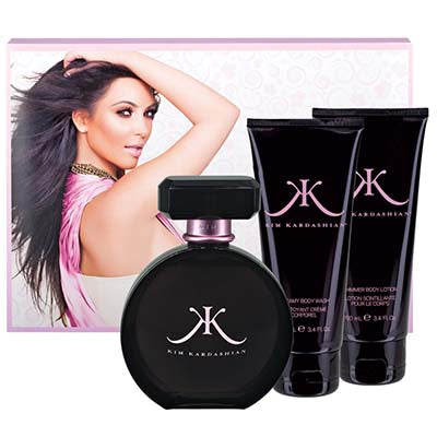 Kim Kardashian 3-Piece Set 3.4oz Women EDP Spray by Kim Kardashian