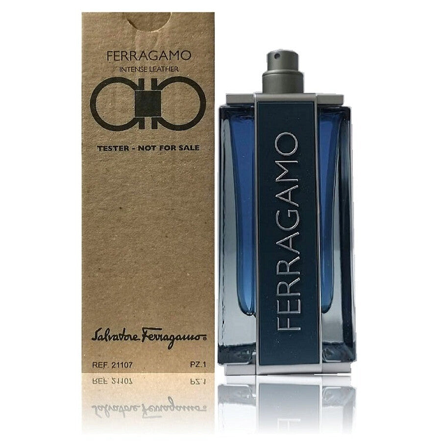 Salvatore Ferragamo Intense Leather 3.4oz Men EDP Spray Tester by Salvatore Ferragamo