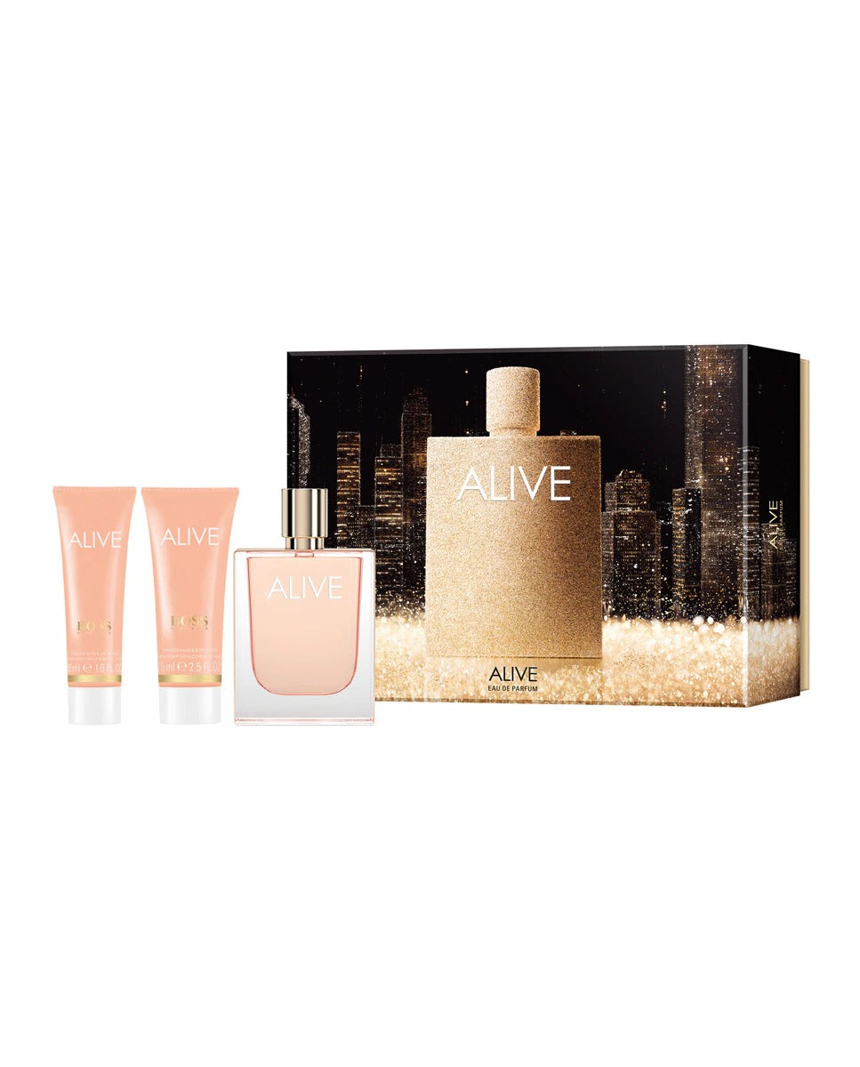 Hugo Boss Alive 3-Piece Set 2.7oz Women EDP Spray by Hugo Boss