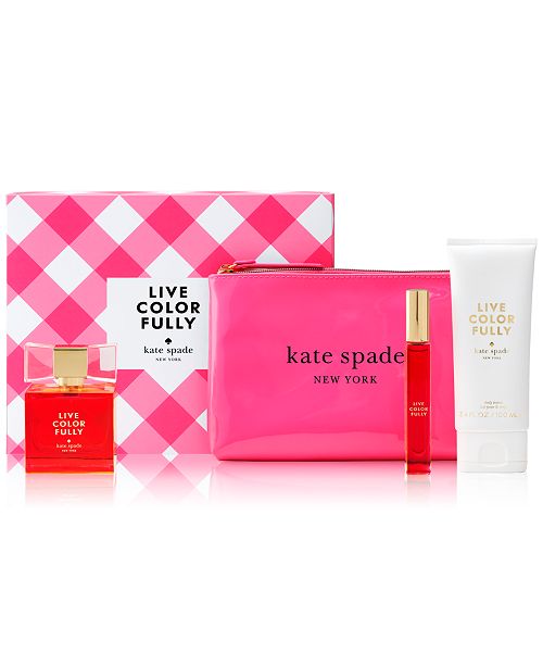 Kate Spade Live Colorfully 4-Piece Set 3.0oz Women EDP Spray by Kate Spade