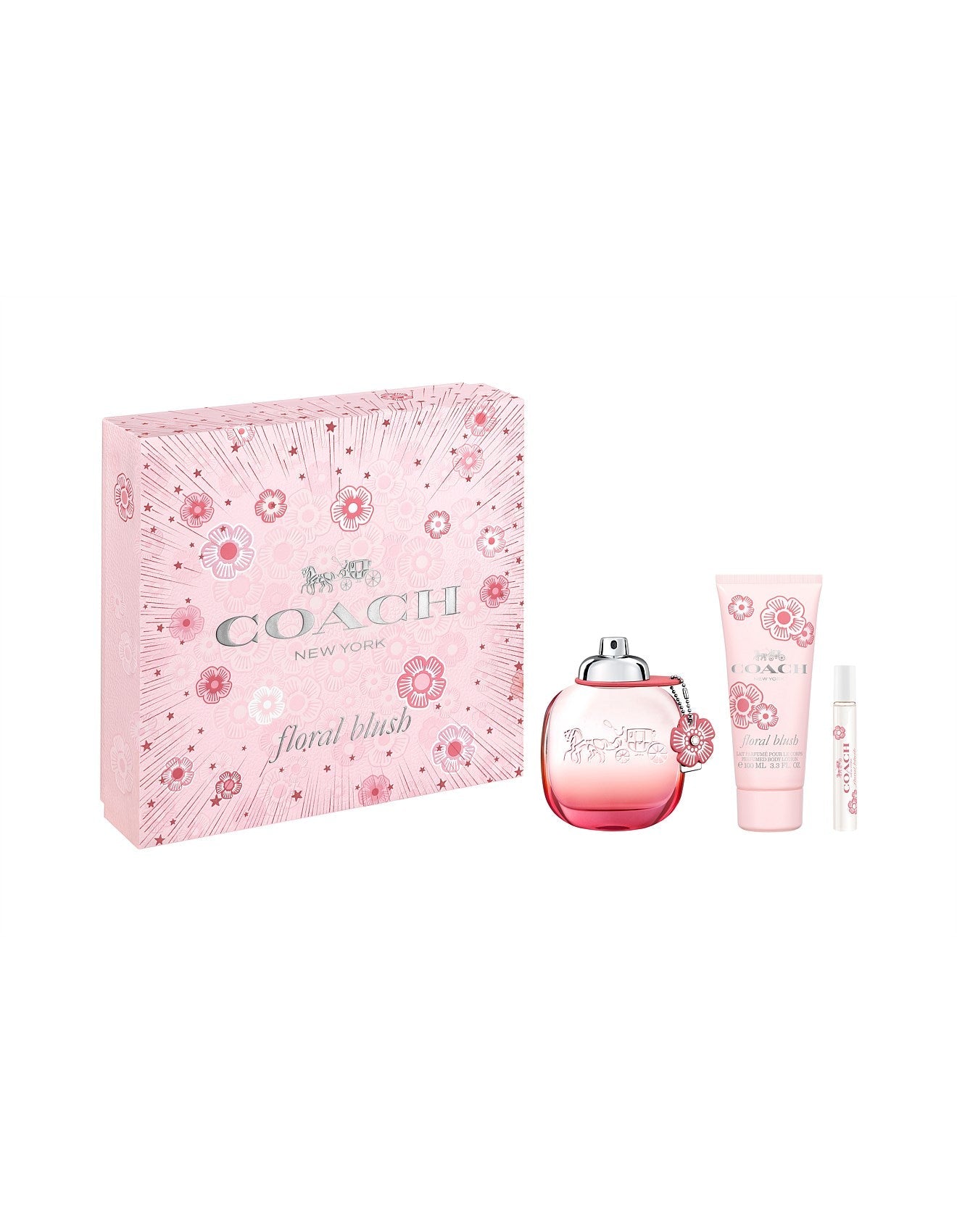 Coach Floral Blush 3-Piece Set 3.0oz Women EDT Spray by Coach