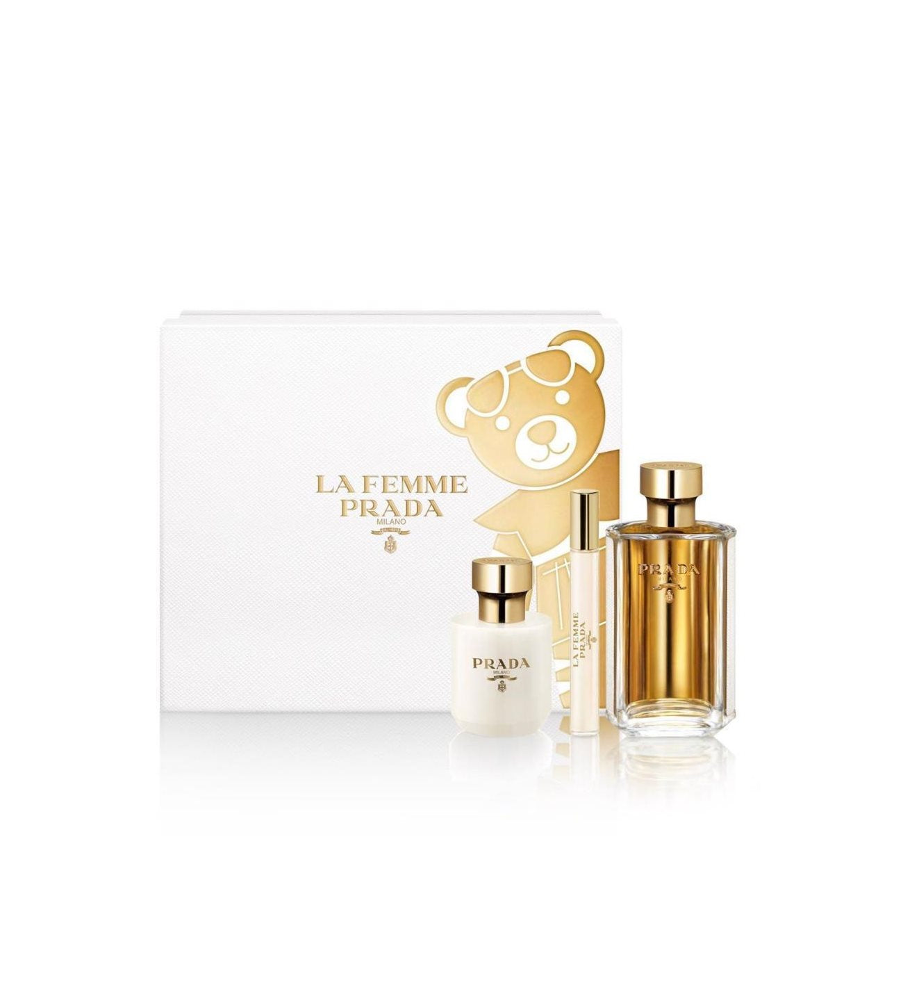 Prada La Femme 3-Piece Set 3.4oz Women EDP Spray by Prada