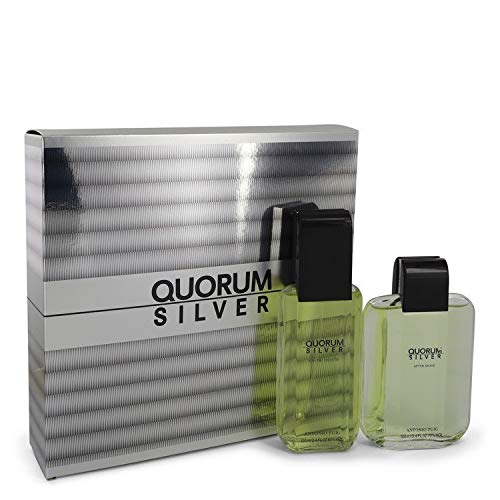 Quorum Silver 2-Piece Set 3.4oz Men EDT by Antonio Puig