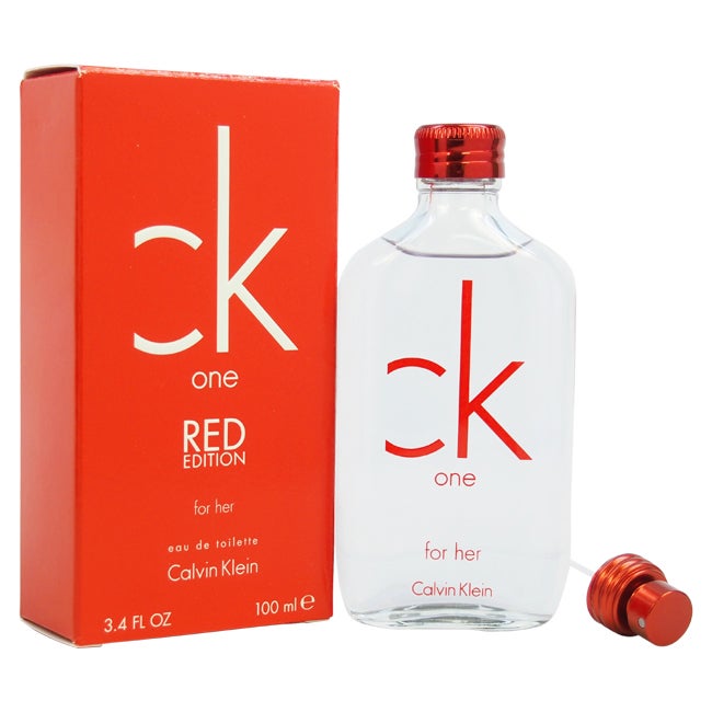 Calvin Klein Ck One Red 3.4oz Women EDT Spray by Calvin Klein